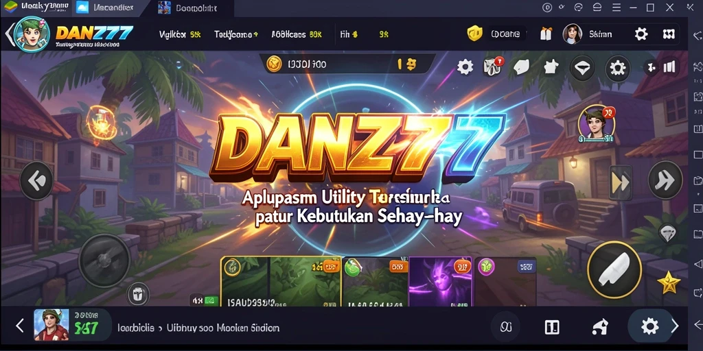 Tampilan antarmuka pengguna aplikasi Utility yang menarik.