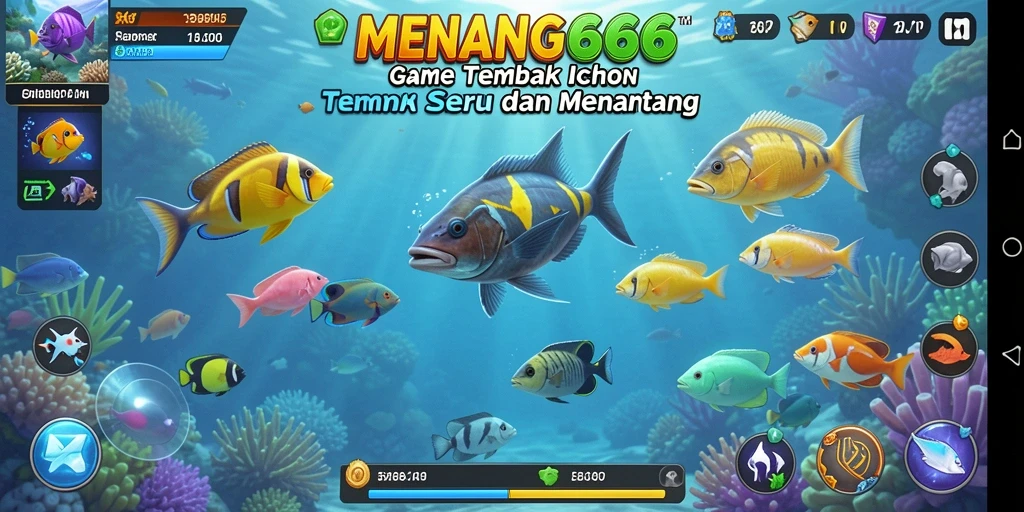 Gameplay seru menangkap ikan di MENANG666.