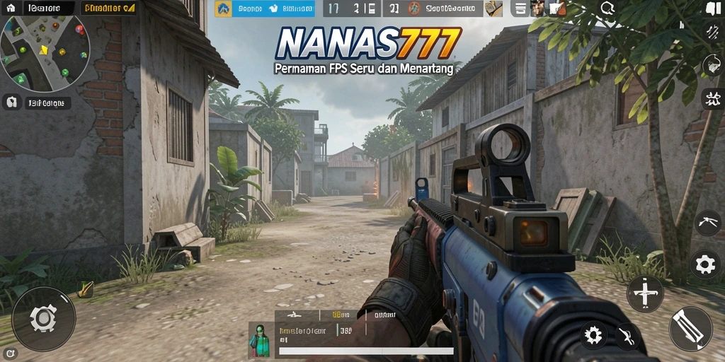 Tangkapan layar NANAS777 menampilkan aksi seru dalam gameplay FPS.