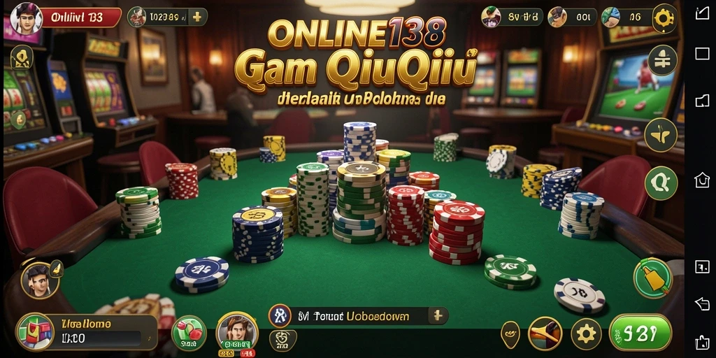 Screenshot utama menampilkan gameplay QiuQiu yang seru.