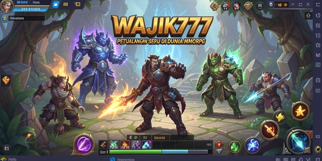 Tampilan gameplay seru dalam dunia petualangan WAJIK777.